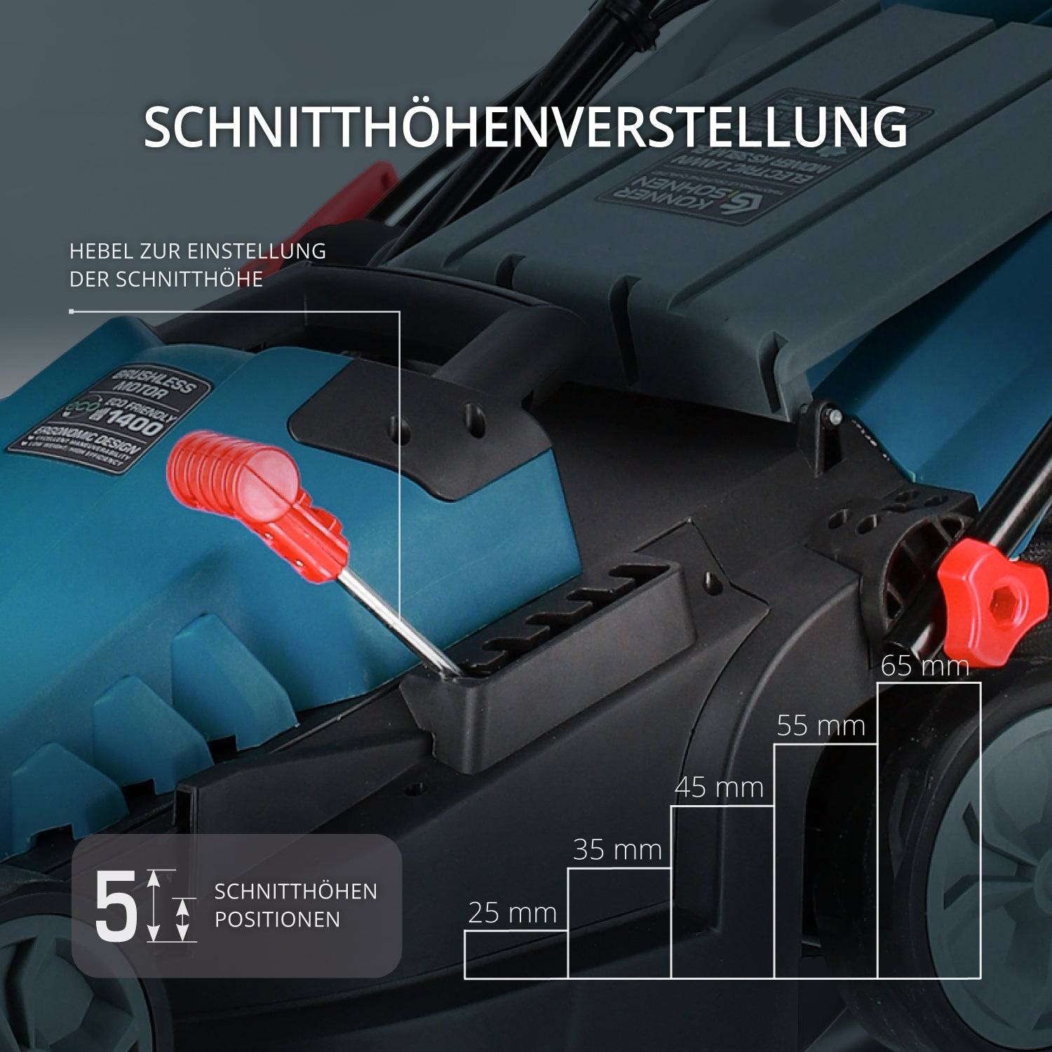 Elektrischer Rasenmäher KS 38LM-BL-3