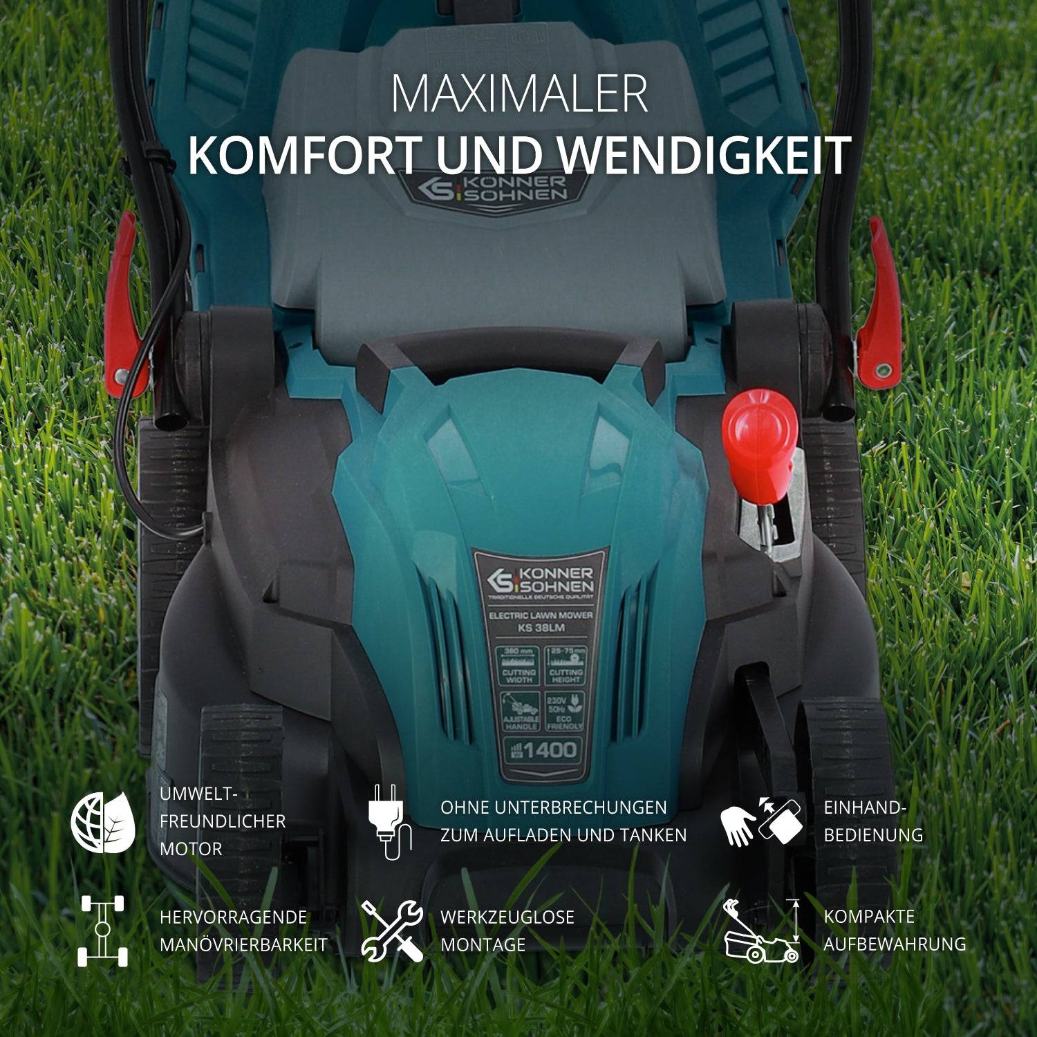 Elektrischer Rasenmäher KS 38LM-1