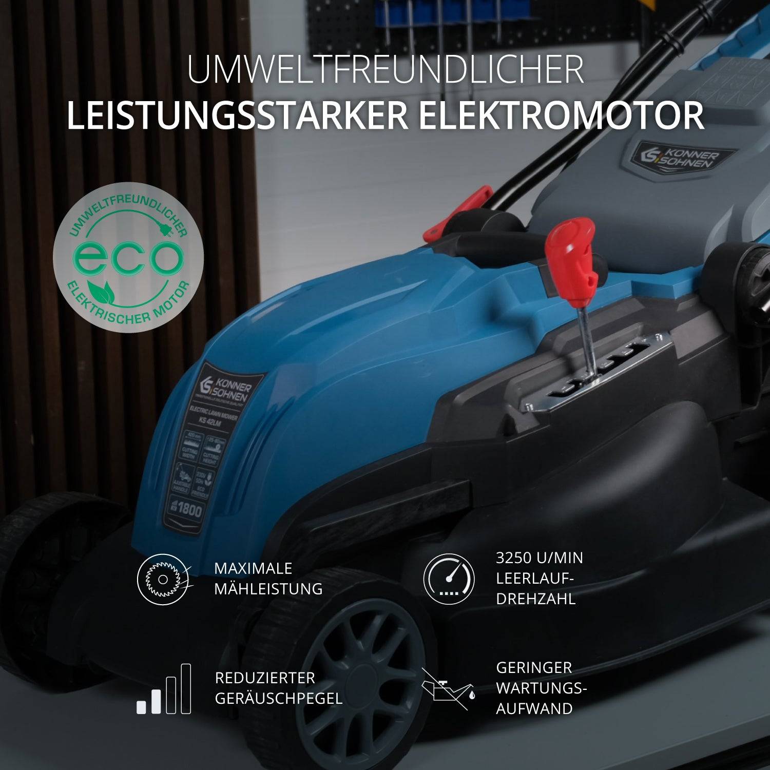 Elektrischer Rasenmäher KS 42LM-6