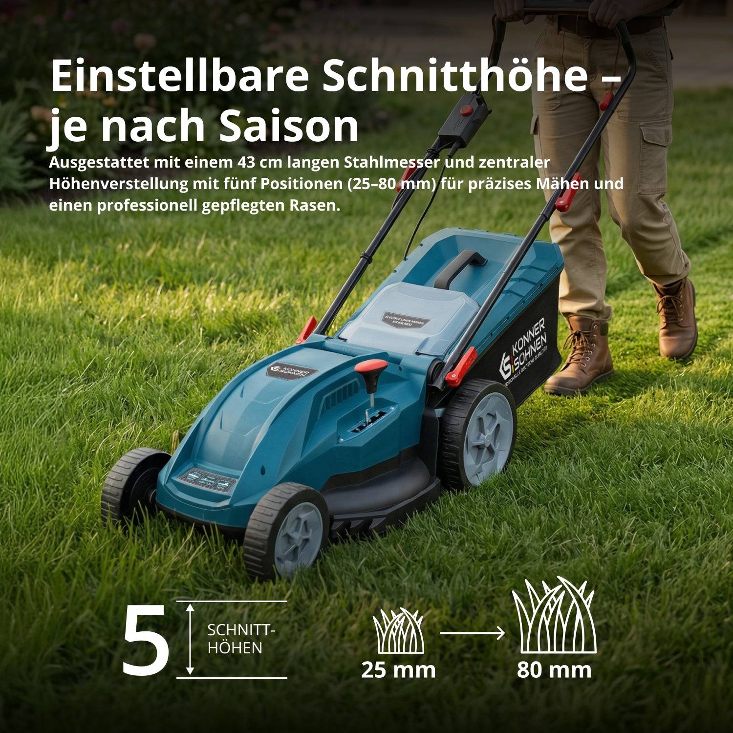 Elektrischer Rasenmäher KS 43LM20-1
