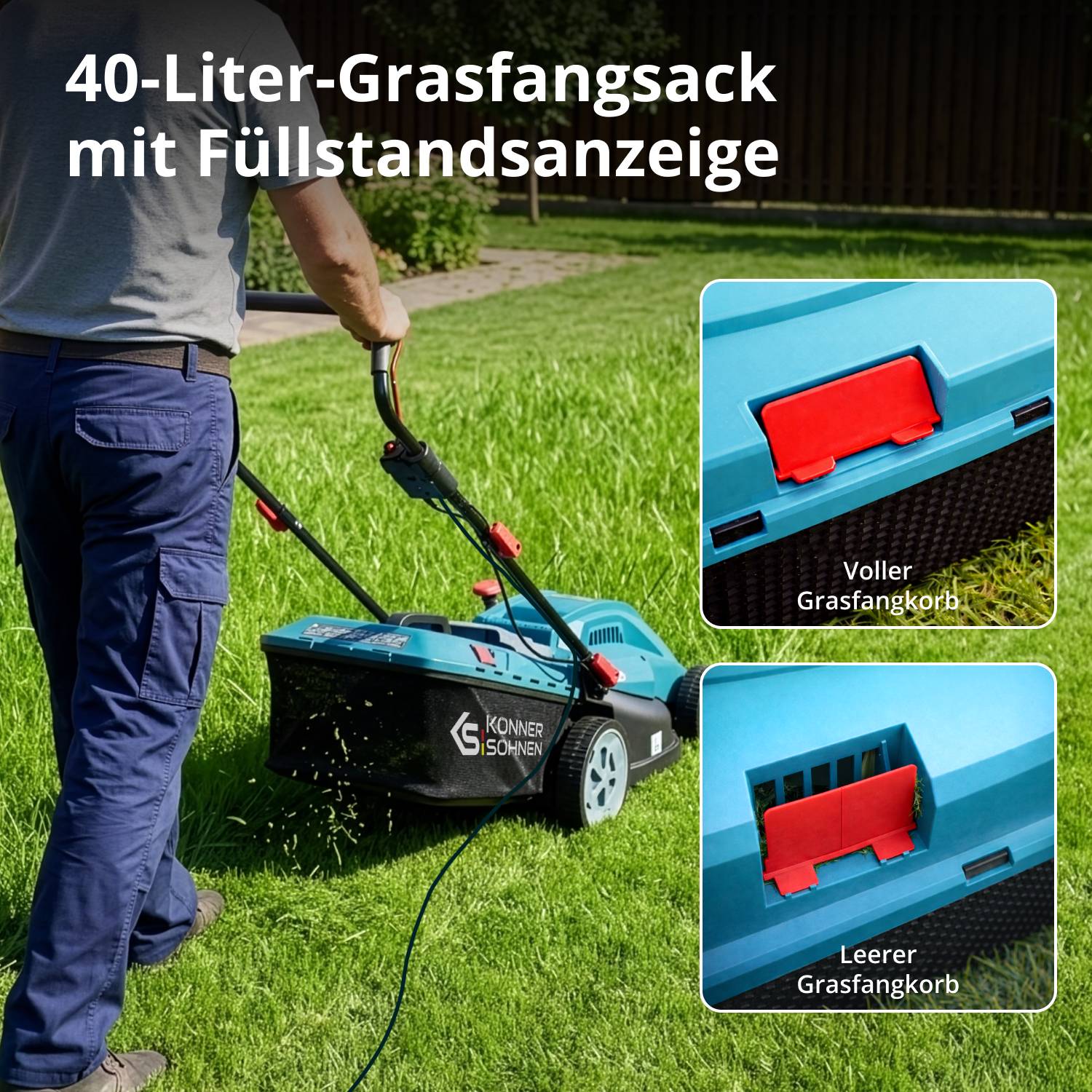 Elektrischer Rasenmäher KS 38LM16-3