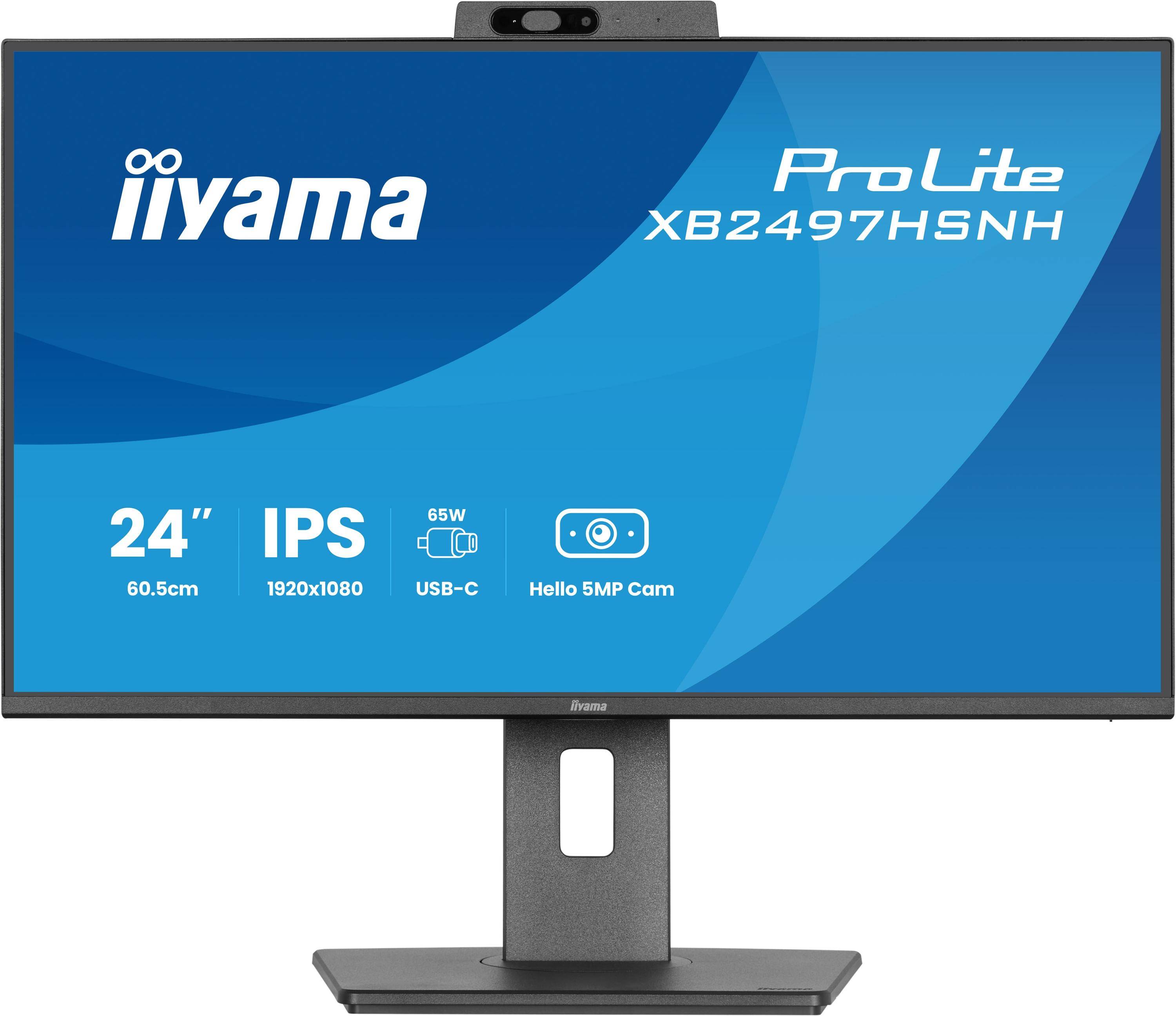 iiyama 60,5 cm 24" 16:10 HDMI+DP+USB-C Flachbildschirm TFT/LCD Typ C-0