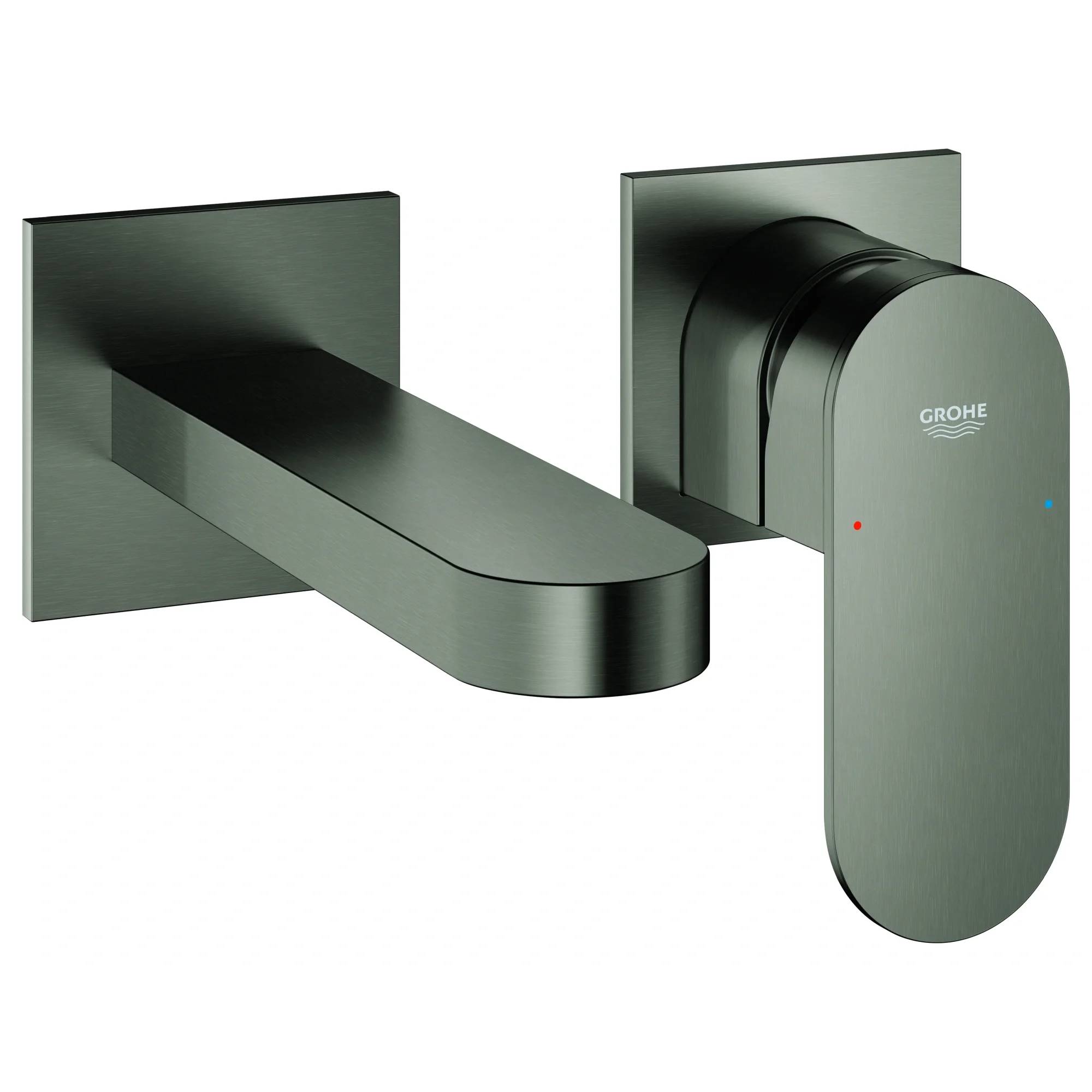 Grohe Waschtischbatterie, Plus, Wandmontage, 147mm, hard graphite, 1 Stk.-0