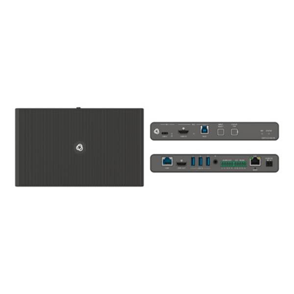 KRAMER SWT3-21-HU-TR - 2x1 USB–C/ HDMI Switcher Extender (4K@60Hz | HDBaseT 3.0 | bidirektional RS-232-& IR-Erweiterung)