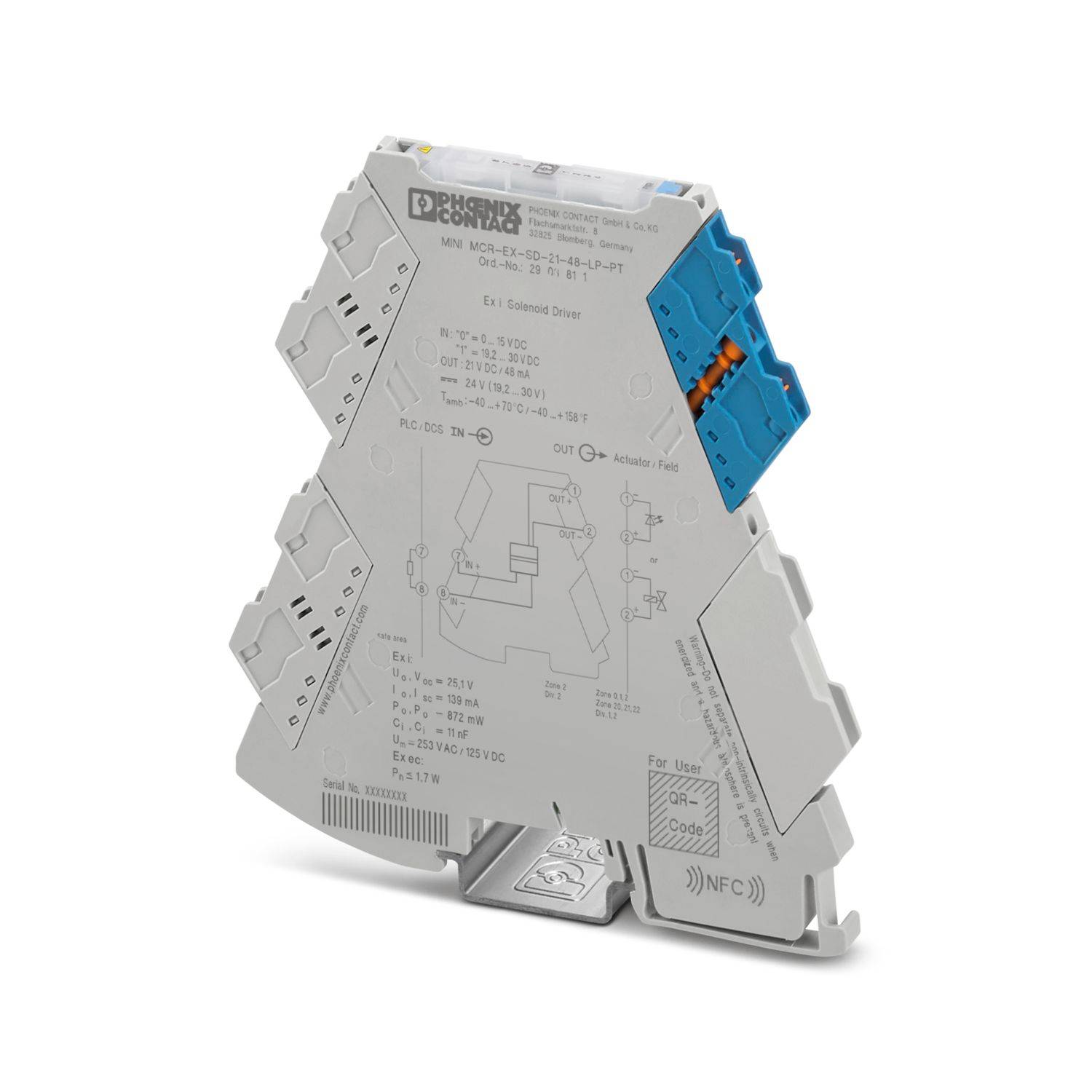 PHOE Ventilste MINIMCR-EX-SD-21-48-LP-PT