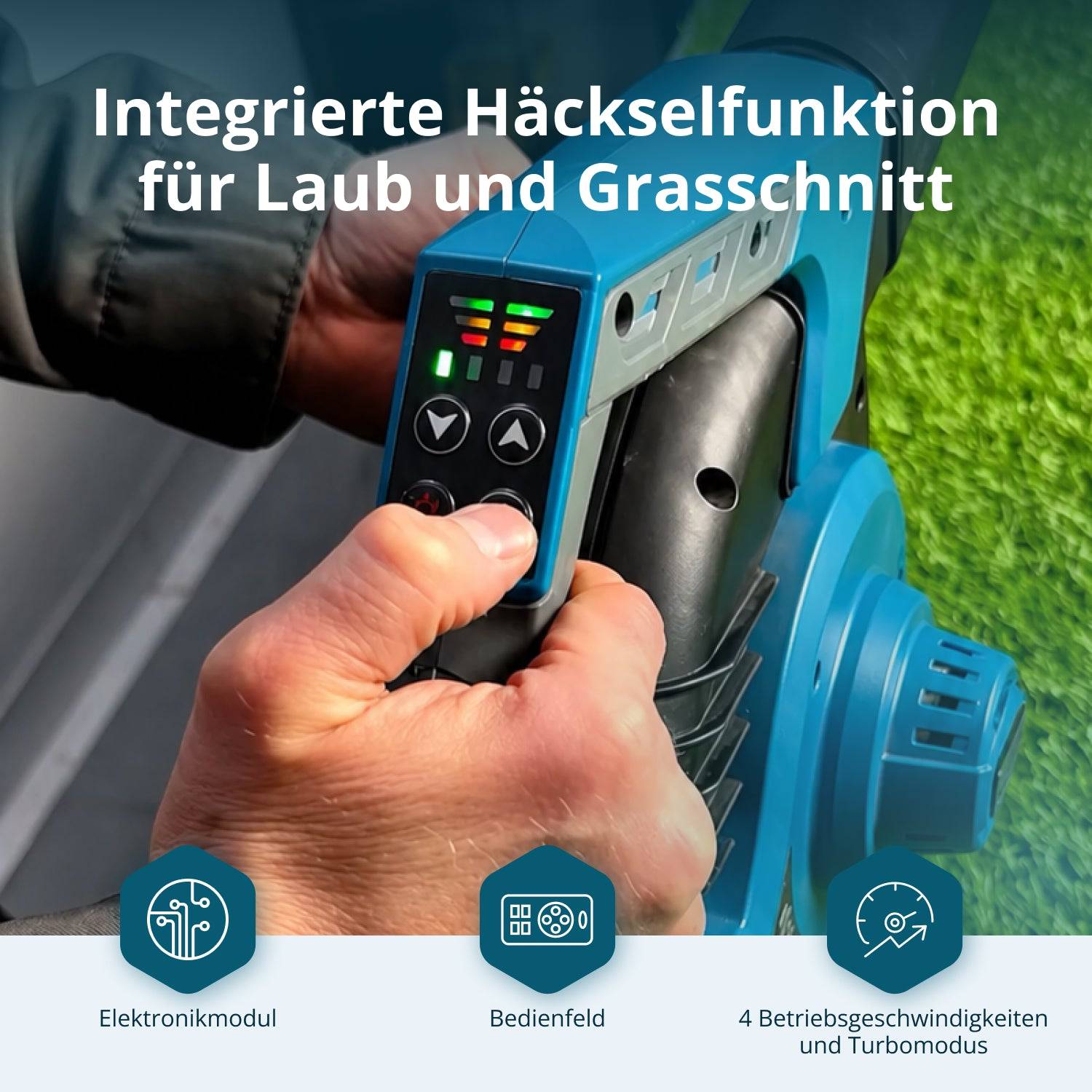 Akku-Gartensauger mit Laubzerkleinerungsfunktion KS LBV-40V-6