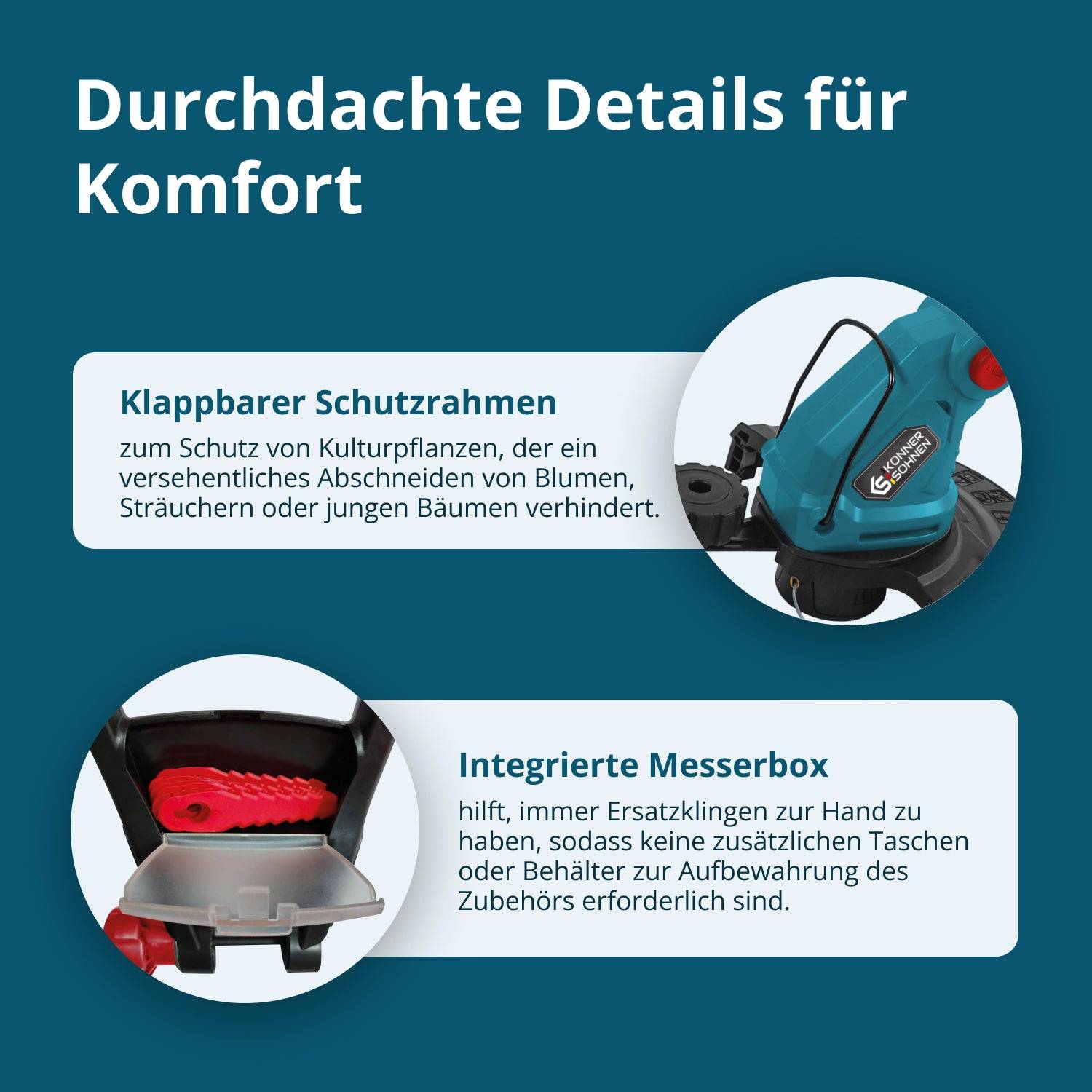 Akku-Rasentrimmer KS GT-20V-6