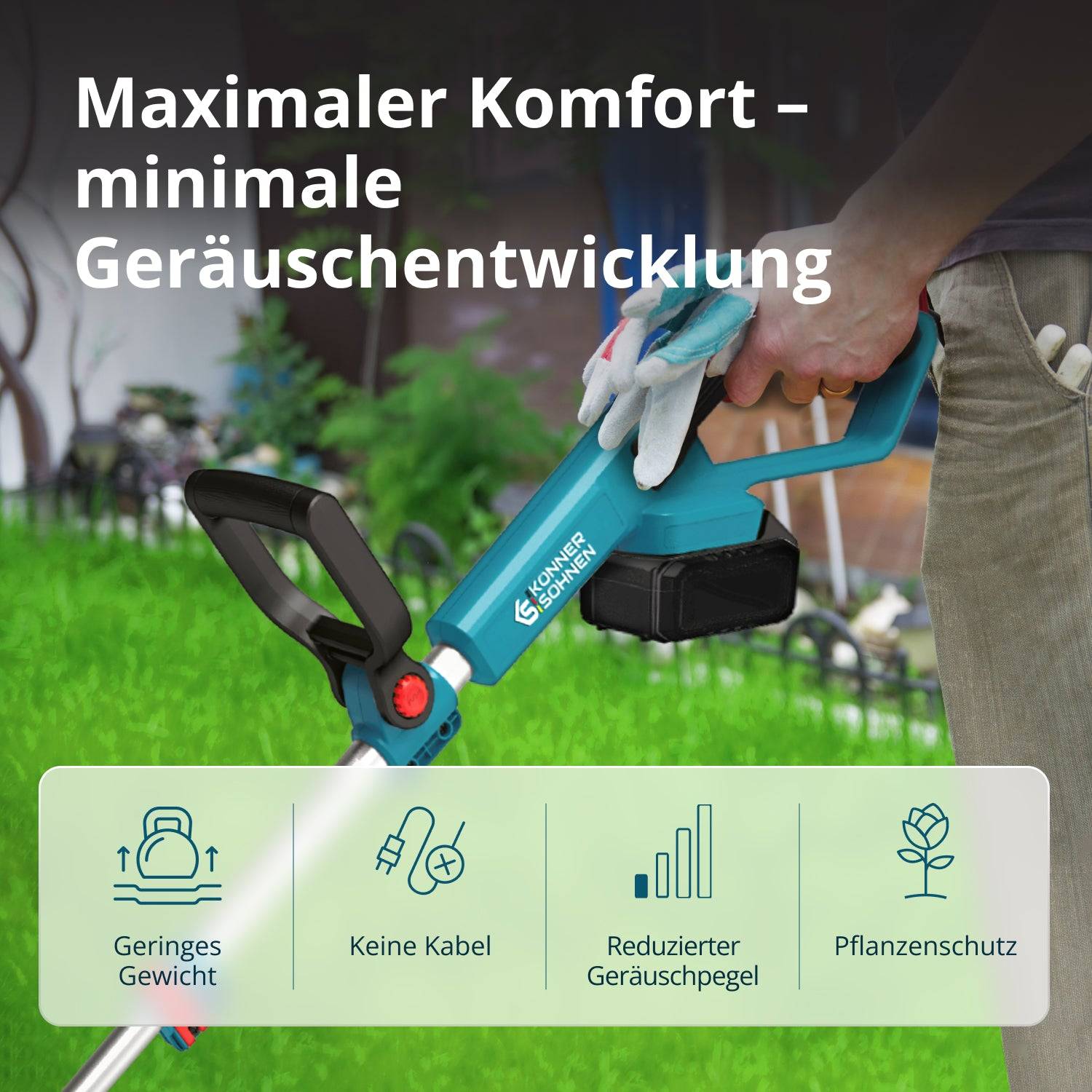 Akku-Trimmer KS CST-20V-1