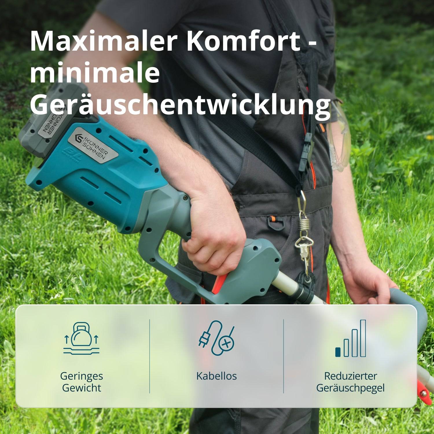 Akku-Rasentrimmer KS BCT-20V-1