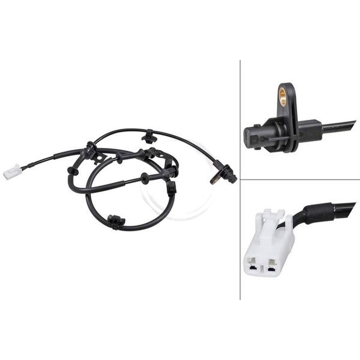 A.B.S. aktiver Raddrehzahlsensor, 1.140 mm Kabel, Hyundai Veloster-0