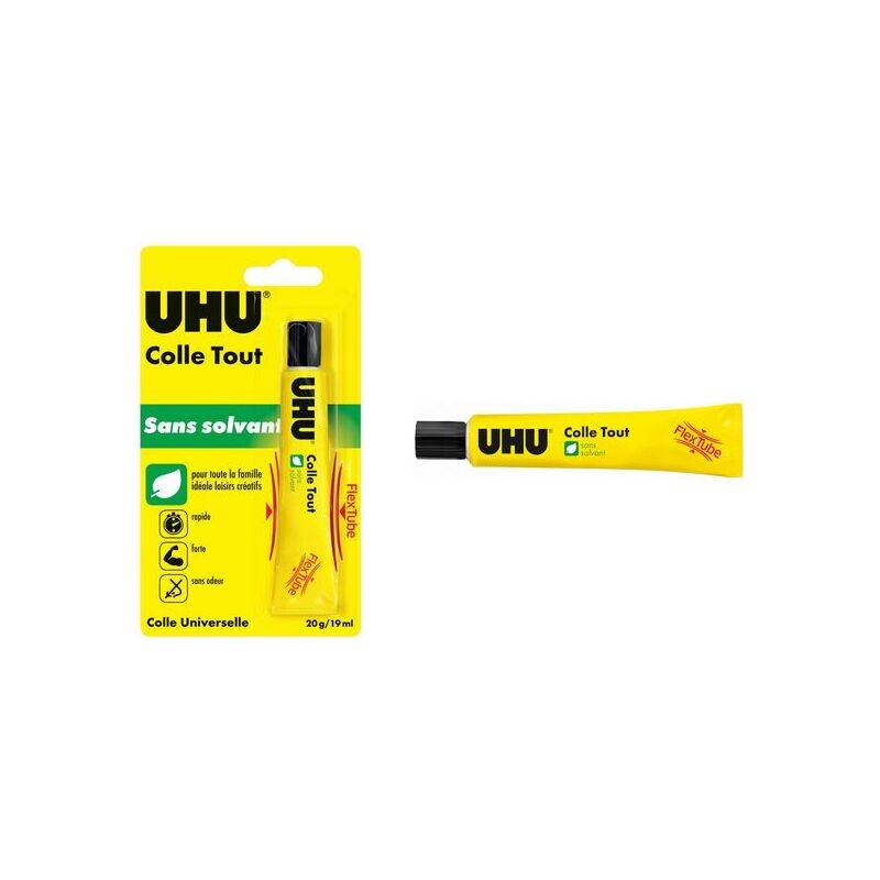 UHU Alleskleber FLEX + CLEAN, lösemittelfrei, 20 g, Blister-0