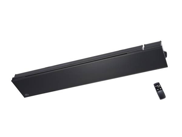 Frico IHRGD15BB65, Stilvoller Infrarot-Terrassenheizstrahler mitKeramikglasfront