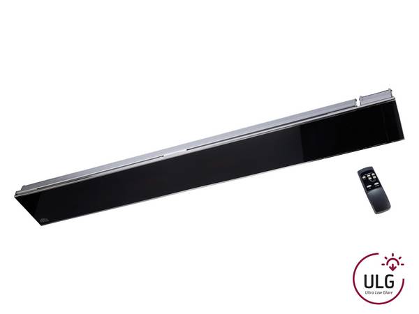 Frico IHRGD30BS65, Stilvoller Infrarot-Terrassenheizstrahler mitKeramikglasfront