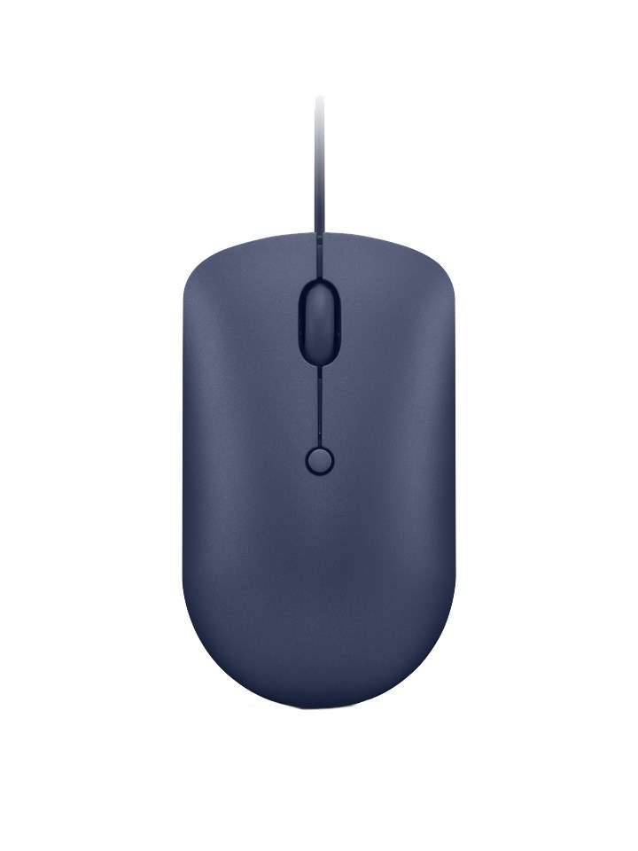 Lenovo GY51D20878, Beidhändig, Optisch, USB Typ-C, 2400 DPI, Blau-0