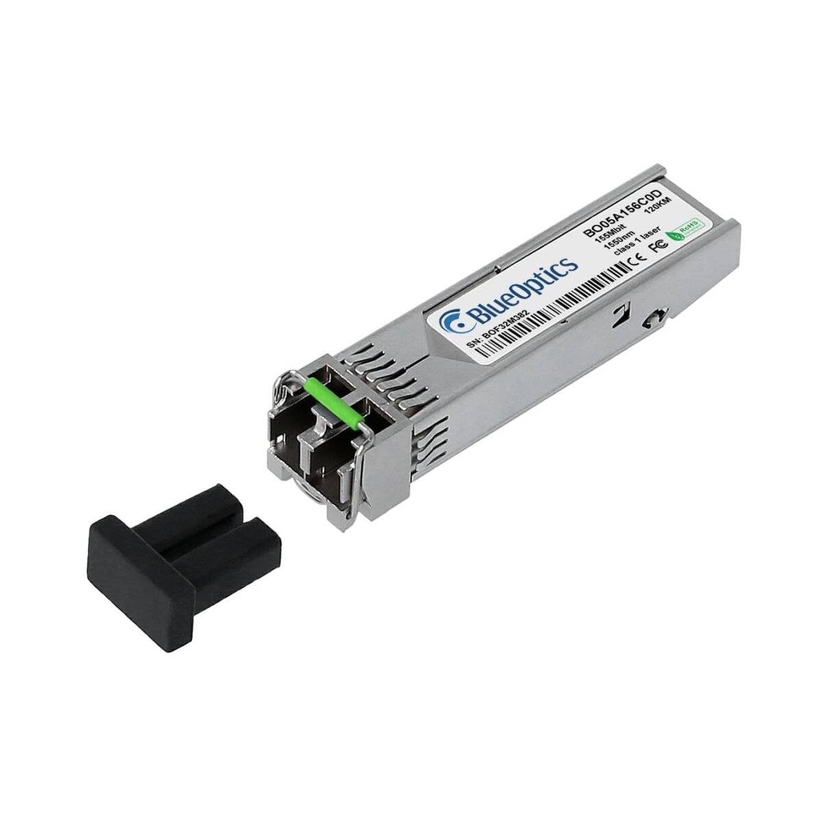 BLUEOPTICS - Korenix SFP100SM100 BlueOptics BO05A156C0D SFP Transceiver, 100BASE-ZX, Singlemode Fiber, 1550nm, 120KM-1
