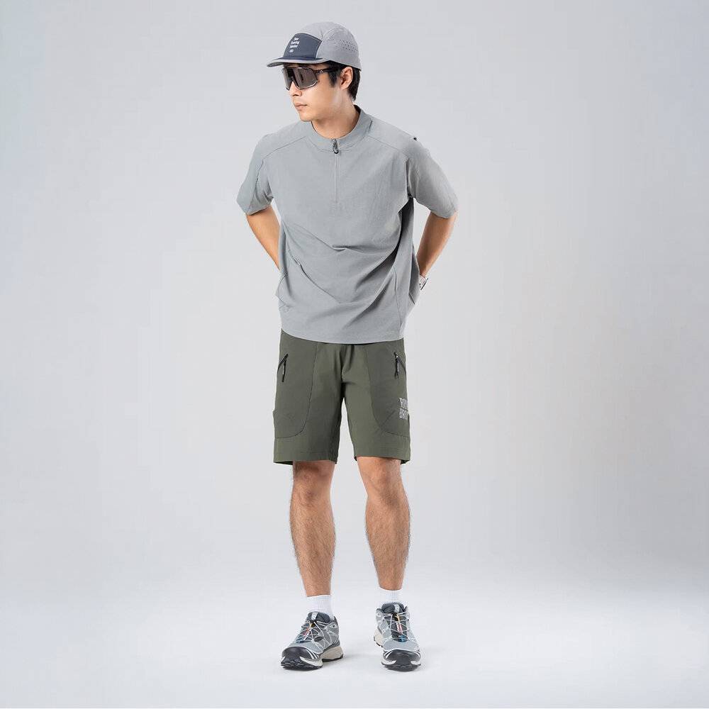 Rockbros YDDK015 Shorts mit Gürtel, Größe XL – Grün-1