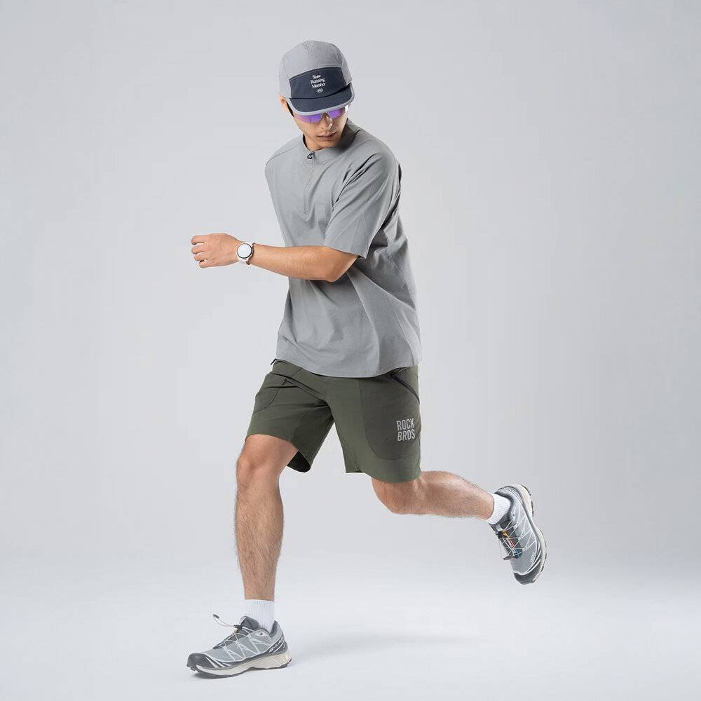 Rockbros YDDK015 Shorts mit Gürtel, Größe XL – Grün-5