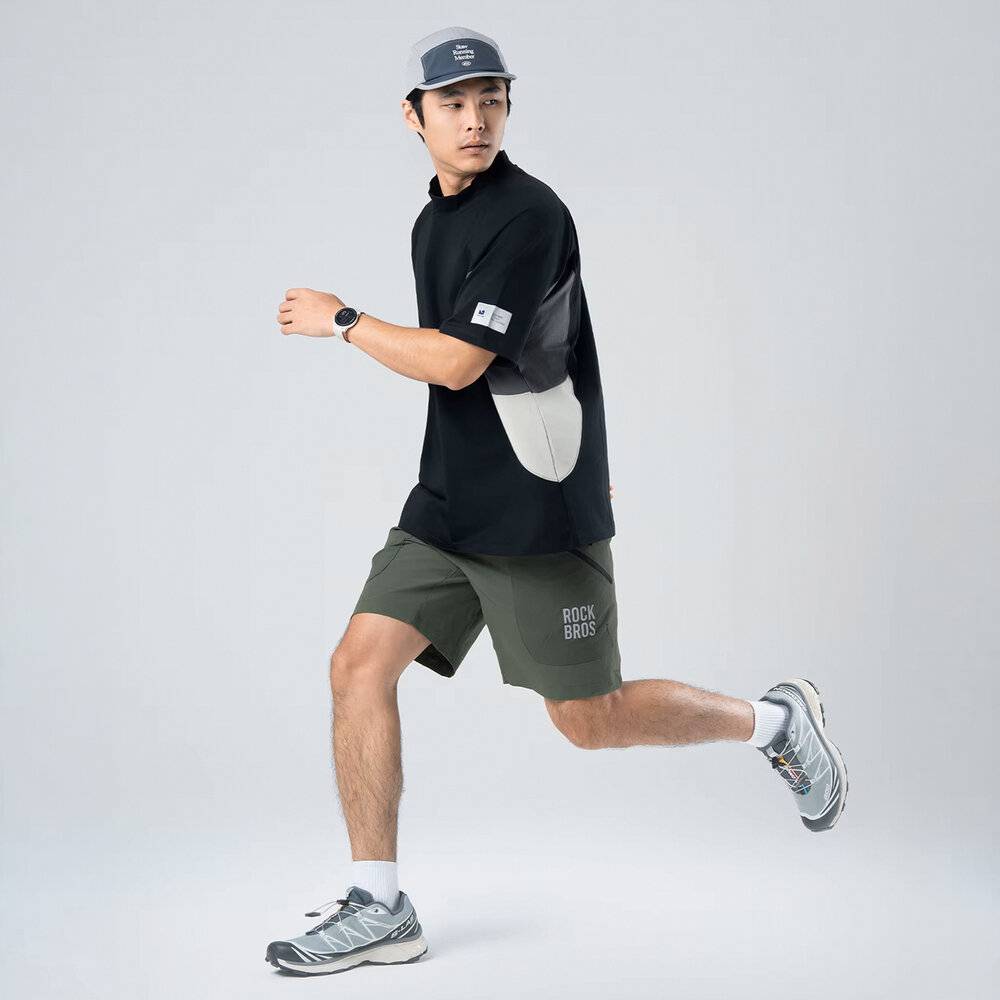 Rockbros YDDK015 Shorts mit Gürtel, Größe XL – Grün-4