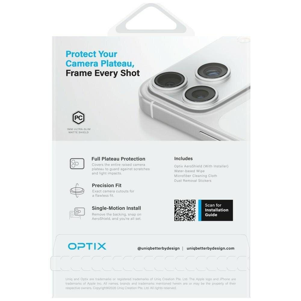 Uniq Optix Aeroshield Kameramodulschutz für iPhone 17 Pro Max-1