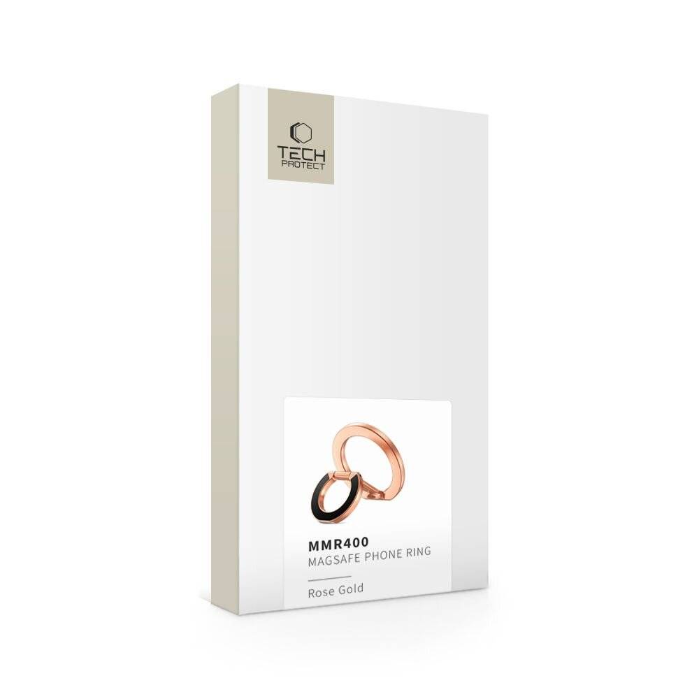 Tech-Protect MMR400 Lamano Magnetring für Handys – Roségold-5