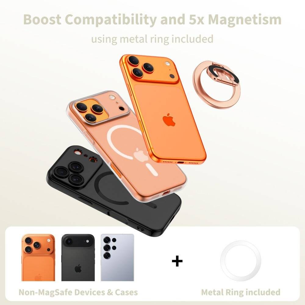 Tech-Protect MMR400 Lamano Magnetring für Handys – Roségold-3