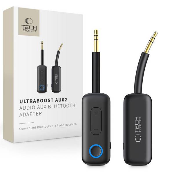 Tech-Protect Ultraboost AU02 Bluetooth 5.4 Audioadapter – Schwarz