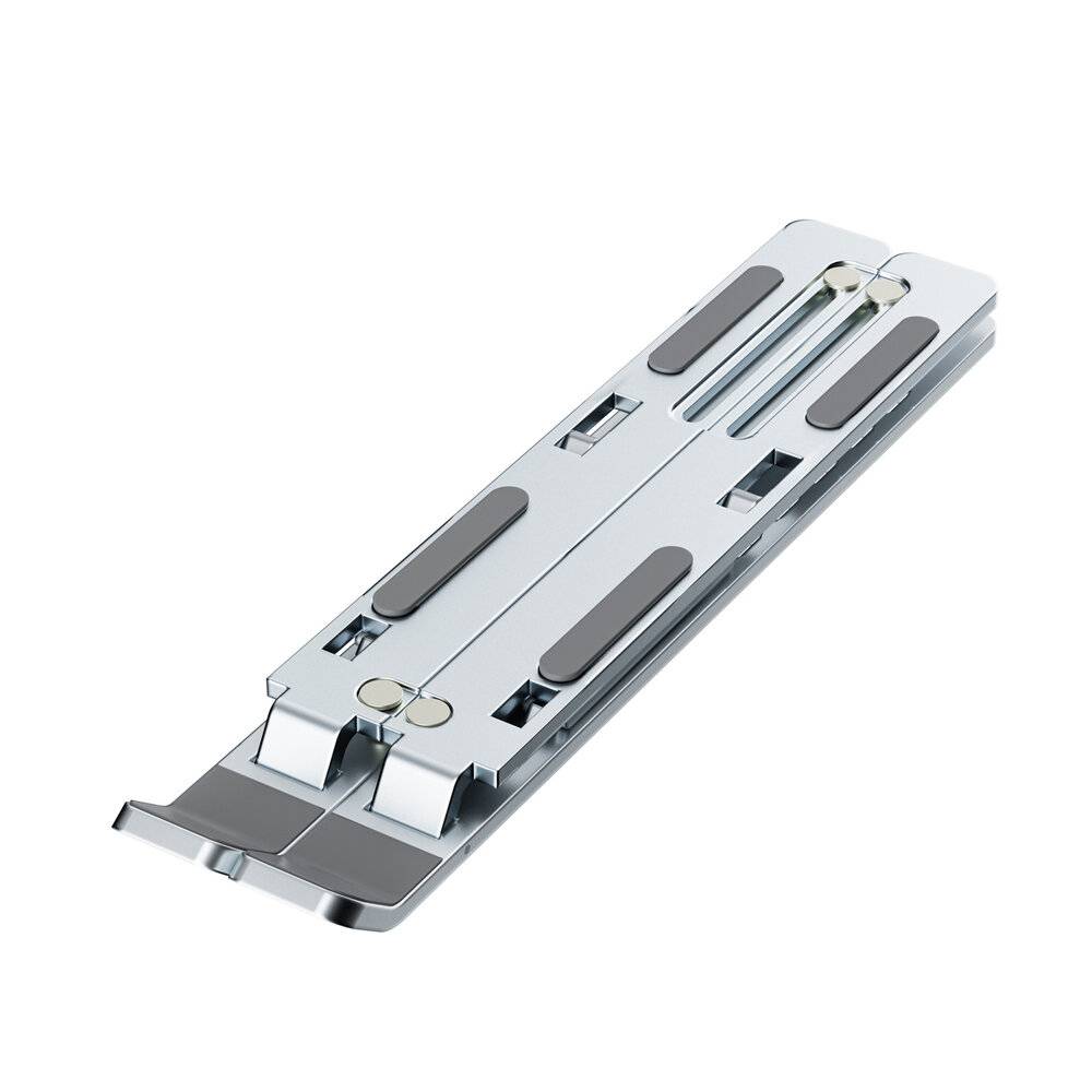Wozinsky WDCX-X8S Faltbarer, verstellbarer Laptopständer – Silber-2