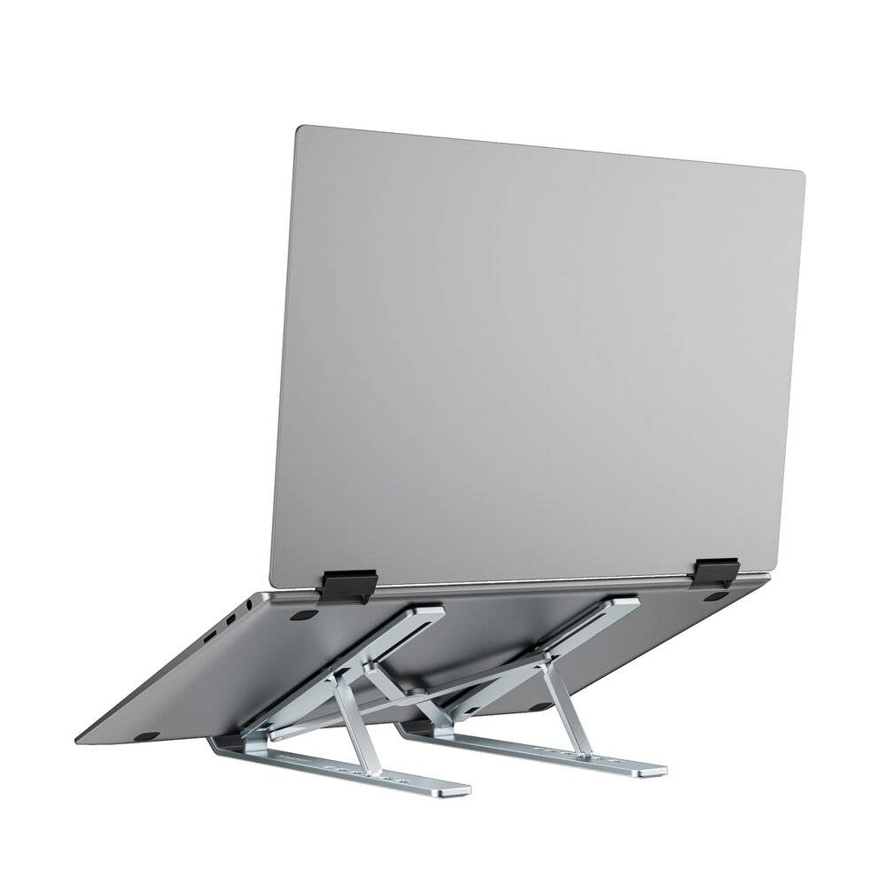 Wozinsky WDCX-X8S Faltbarer, verstellbarer Laptopständer – Silber-4