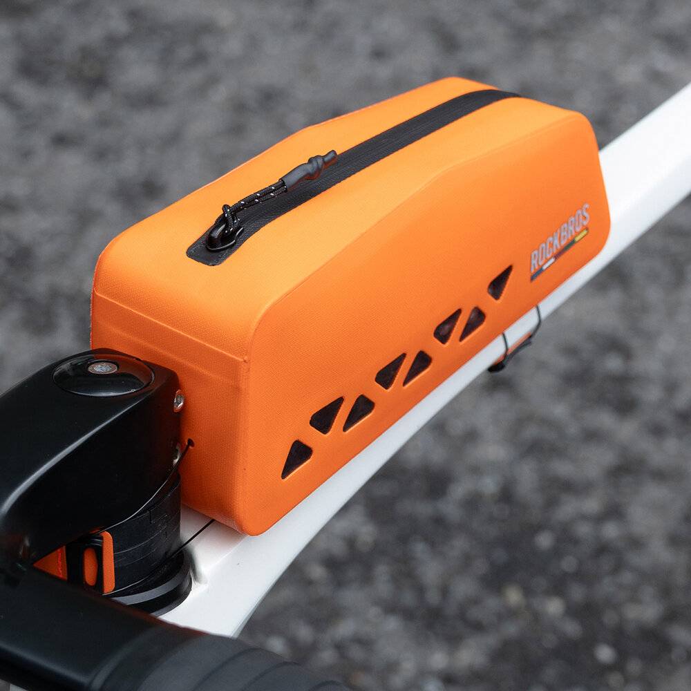 Rockbros ROAD TO SKY AS-142 Wasserdichte Rahmentasche 1L - Orange-2