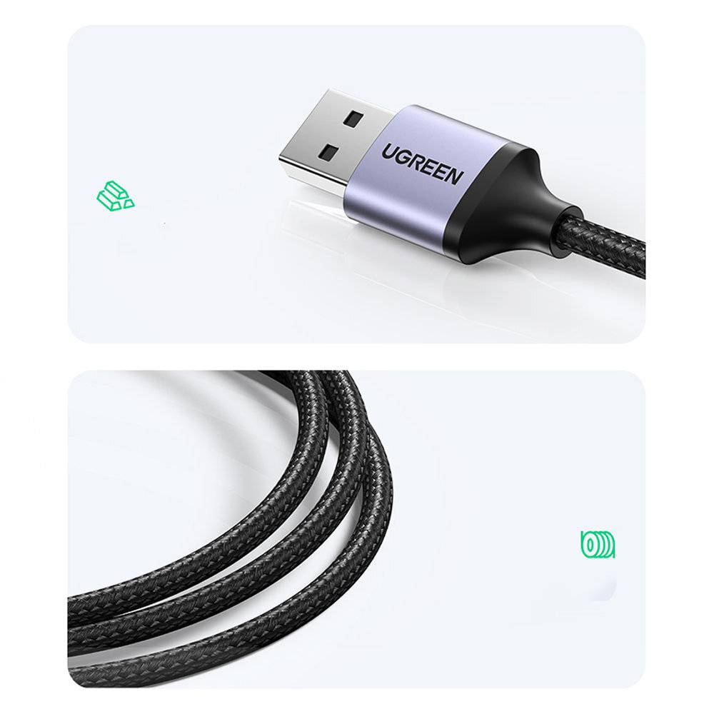 Ugreen Multifunktionsadapter HUB USB 3.0 - 3 x USB / Ethernet RJ-45 / USB Typ C PD grau (CM475)-4