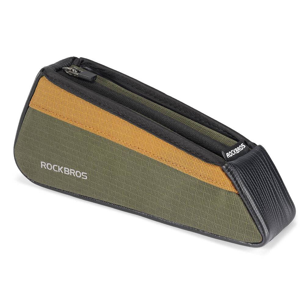 Preisbild für Rockbros 088 Oberrohr-Fahrradtasche 0,25 l – Grün und Orange