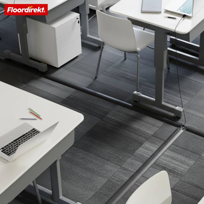 FLOORDIREKT Boden-Kabelkanal Cable Guard - Flexibel zuschneidbar - Schwarz - 1,8 m-3