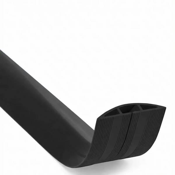 FLOORDIREKT Boden-Kabelkanal Cable Guard - Flexibel zuschneidbar - Schwarz - 1,8 m