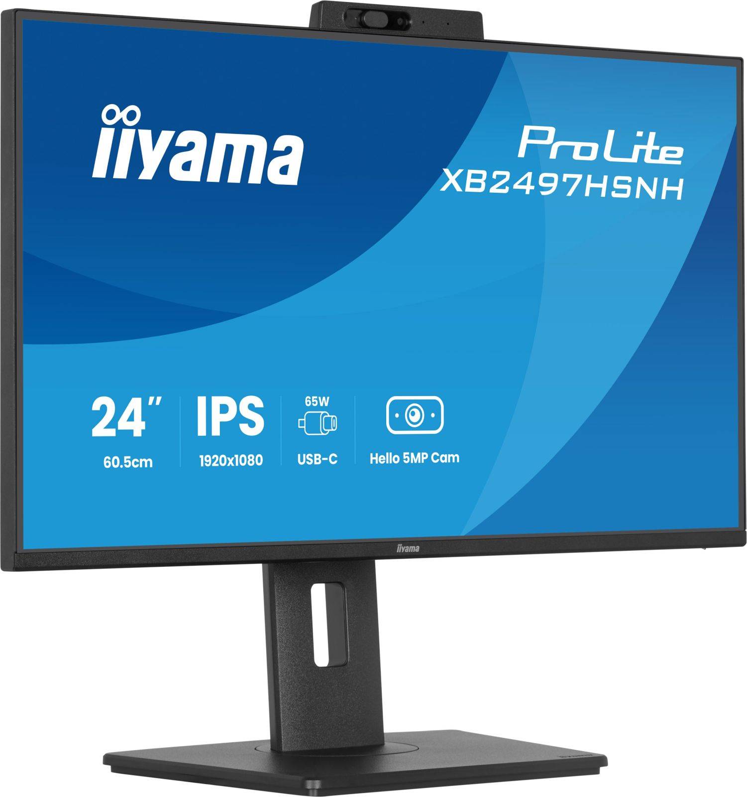 iiyama 60,5 cm 24" 16:10 HDMI+DP+USB-C Flachbildschirm TFT/LCD Typ C-4