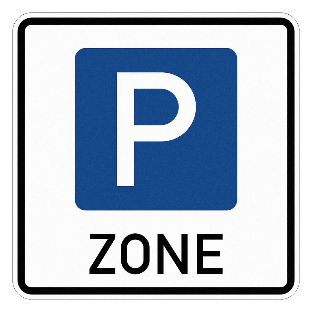 Komplett-Set Parkraumbewirtschaftungszone Anfang/Ende, RA, 60 x 60 cm-3