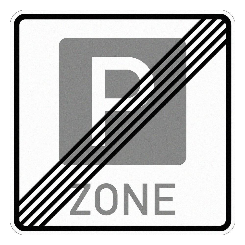Komplett-Set Parkraumbewirtschaftungszone Anfang/Ende, RA, 60 x 60 cm-4