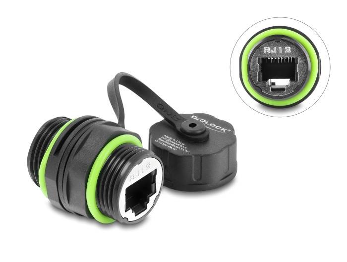 Delock Netzwerkkoppler - RJ-12 (W) zu RJ-12 (W)-0