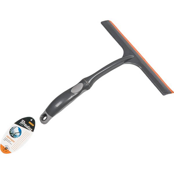 Bradas Duschkabinenabzieher, anthrazit/orange