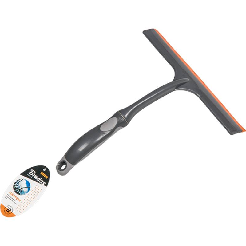 Bradas Duschkabinenabzieher, anthrazit/orange-0