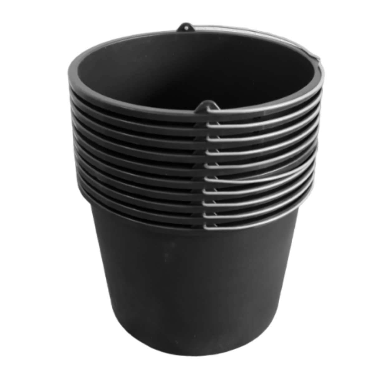 ViD® 10 Stück Mörteleimer/Betoneimer 16 Liter | Ø33 x 27 cm-0