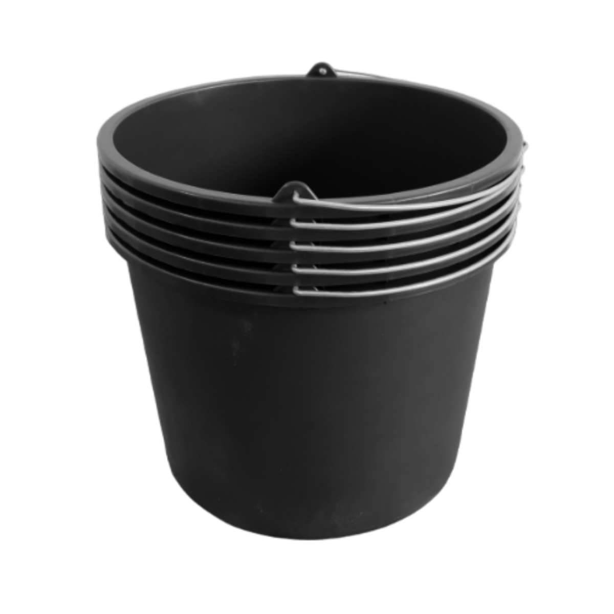 ViD® 5 Stück Mörteleimer/Betoneimer 20 Liter | Ø37 x 28 cm-0