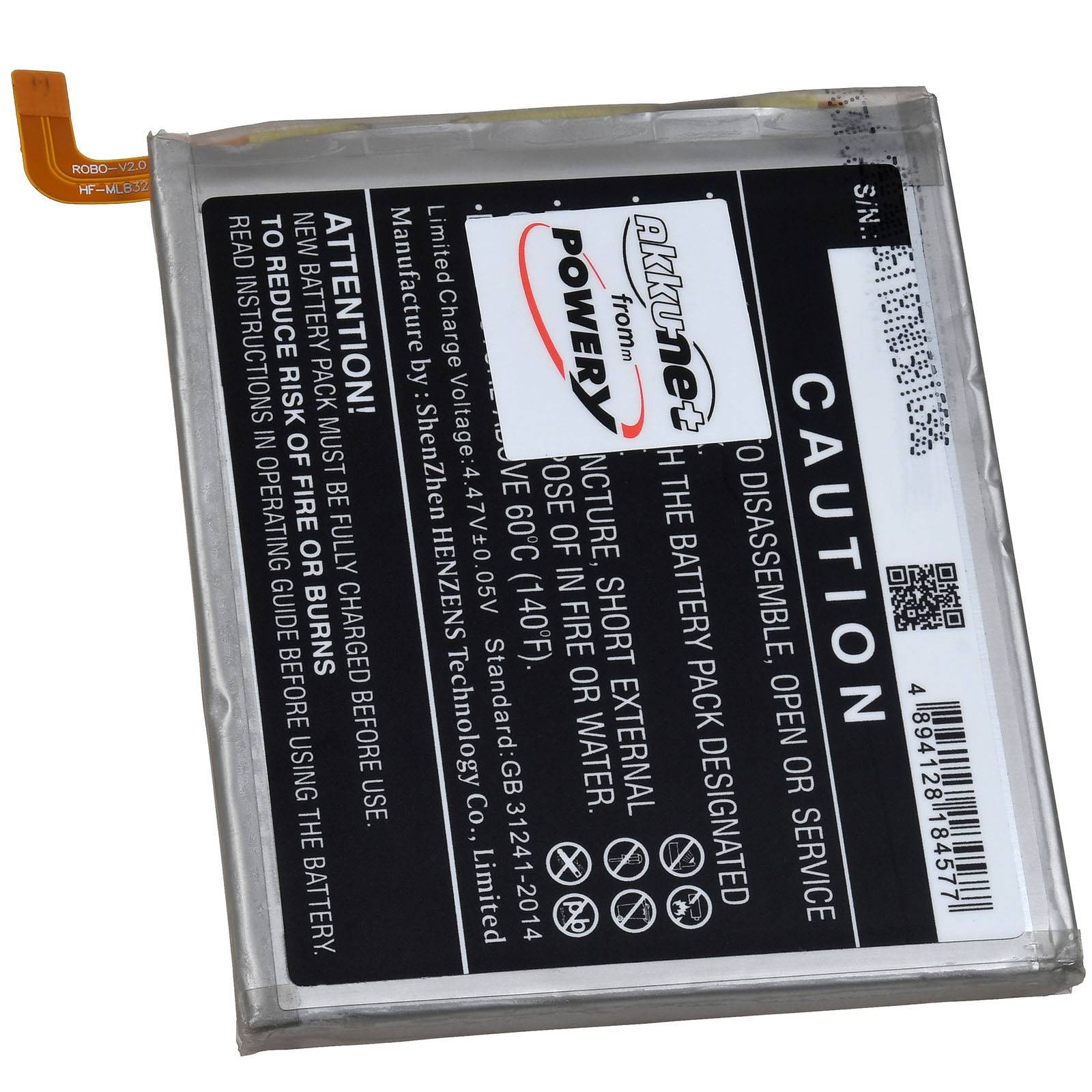 Akku passend für Samsung Galaxy S23 ULTRA 5G SM-S918B Smartphone Typ EB-BS918ABY, 3,88V, Li-Polymer-1