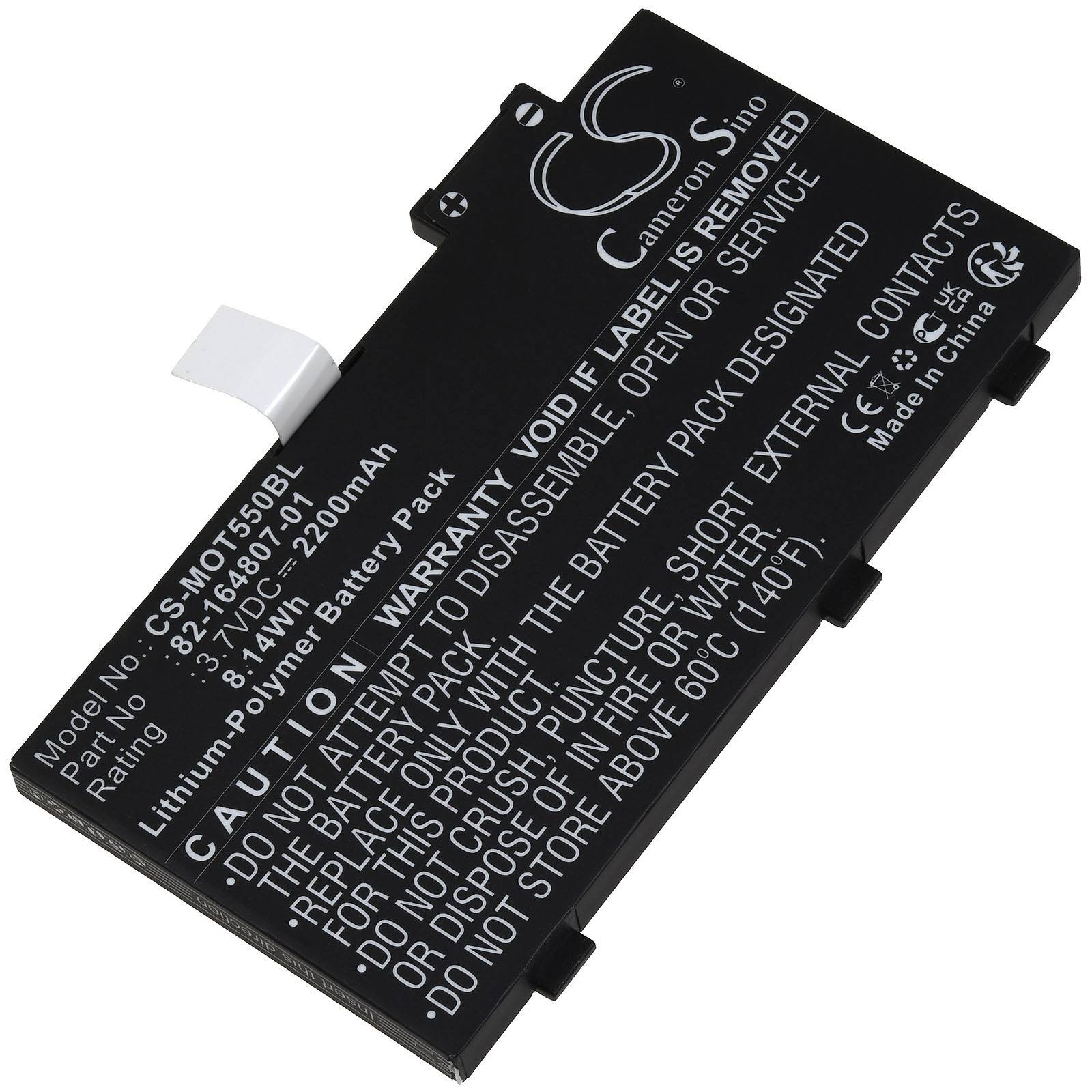 Akku für Motorola TC55 Barcode-Scanner, 3,7V, Li-Polymer-0