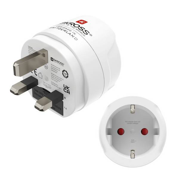 hama 00223486 Reiseadapter Typ G, 3-polig, für England, Commonwealth und UK