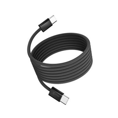 Ladekabel XLayer magnetisches feingewebtes Kabel USB Typ C auf USB Typ C 100W 1.5 m schwarz