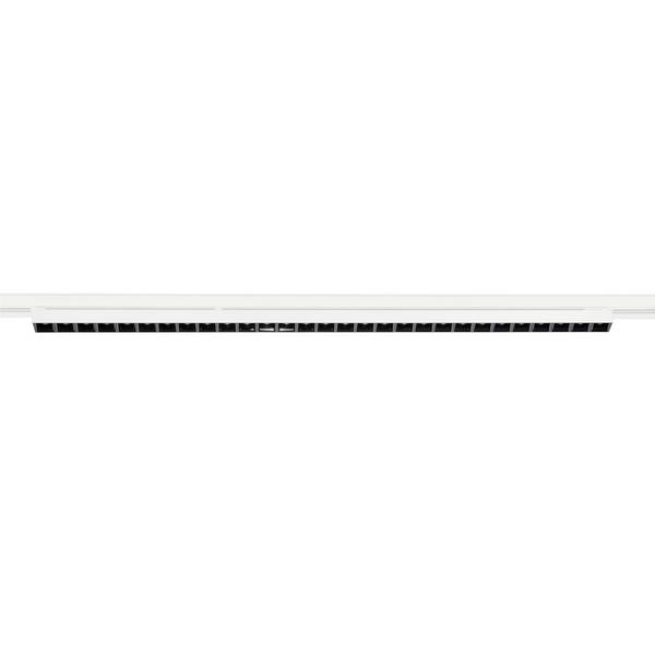 SLV Schienenstrahler Sight Evo 3-Phasen Aluminium Weiß Einzelnd 25W 3200lm 60D - 830 Warmweiß | H