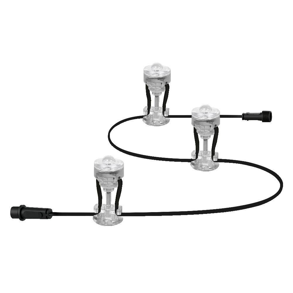 LEDVANCE SMART+ GARDEN DOT MULTICOLOR 3 Dot extension 4058075478572 LED-Wandleuchte LED 0.7 W Klar-3