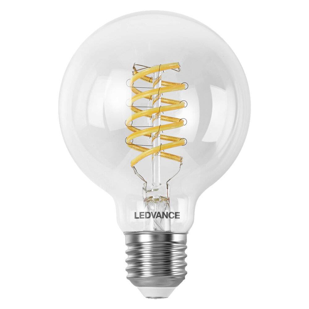 Ledvance SMART+ Globelampe G80 E27 E27, TW SMWFGL8060D8W/827FCL 220 V, 55 mA, 8 W, 806 lm-0