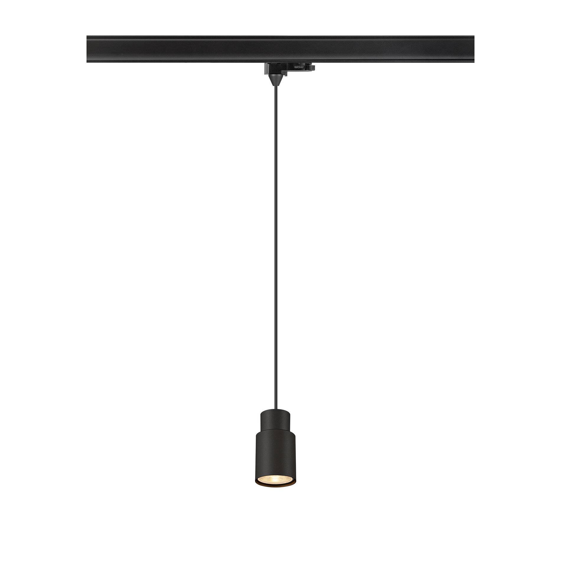 Preisbild für SLV Schienenstrahler Pendelleuchte Puri 2.0 3-Phasen Aluminium Schwarz | Geeignet für 1x GU10 - D
