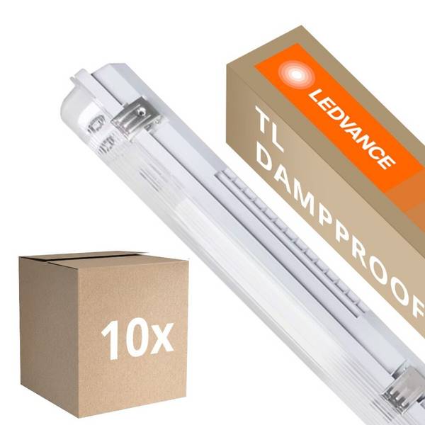 Mehrfachpackung 10x Ledvance LED Feuchtraumleuchte Feuchtigkeitsdicht Gehäuse Performance | Geeig